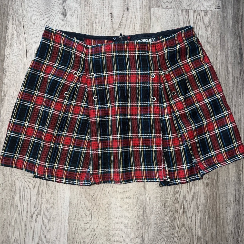 Vintage 90’s Lip Service Plaid Mini Skirt Size L